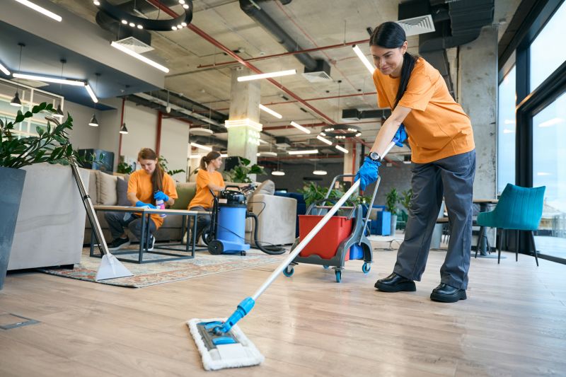 Commercial Kitchen Mopping in Denton, TX